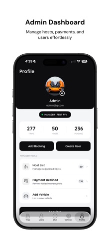 Rent FYV Admin screenshot