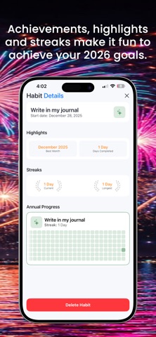 2026 Habit Tracker Screenshot 3 of 3