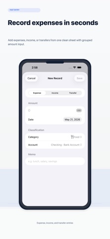 GlassLedger Budget Log Screenshot 3 of 6