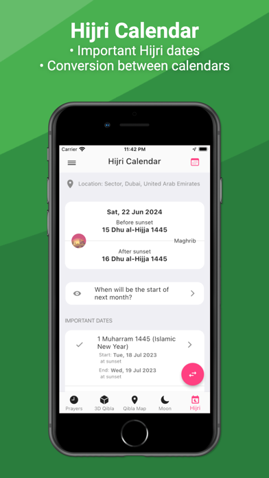 Miqat: Prayer Times, Qibla Screenshot
