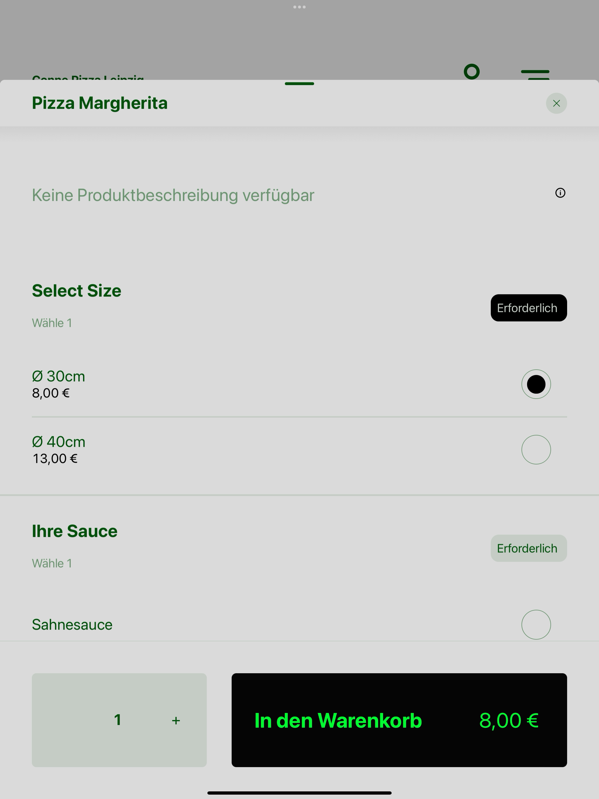 Conne Pizza Leipzig screenshot 8
