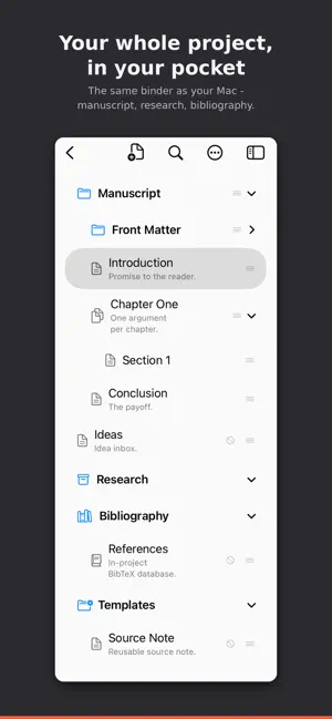 Folio Writer screenshot 1