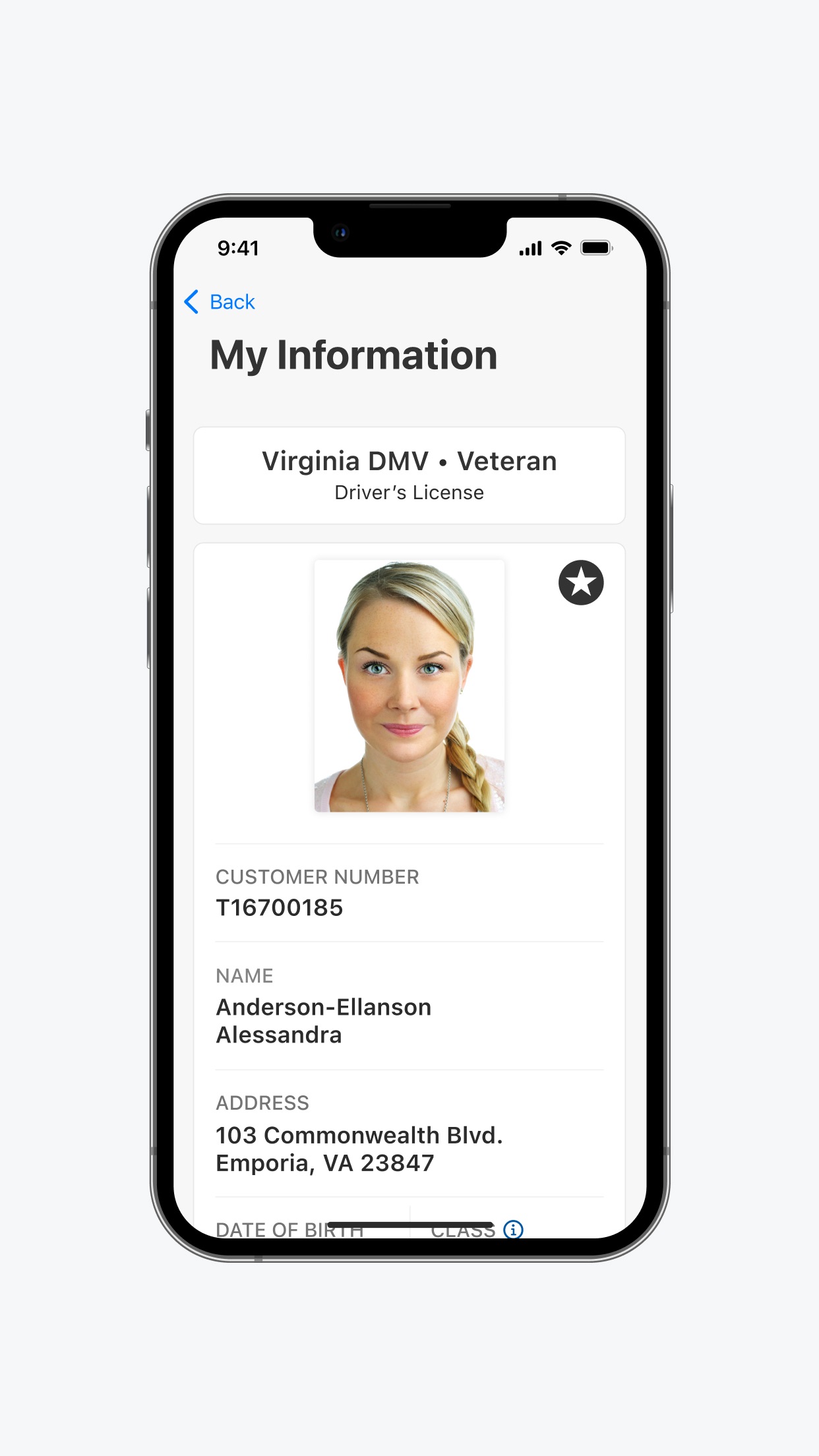 Virginia Mobile ID screenshot 1