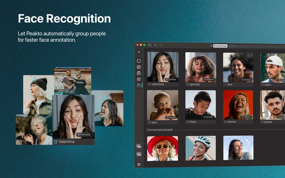 #6. AI Media Organizer - Peakto (macOS) Av: CYME