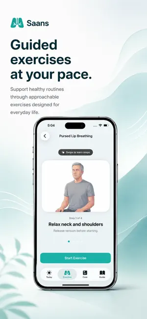 Saans COPD screenshot 3