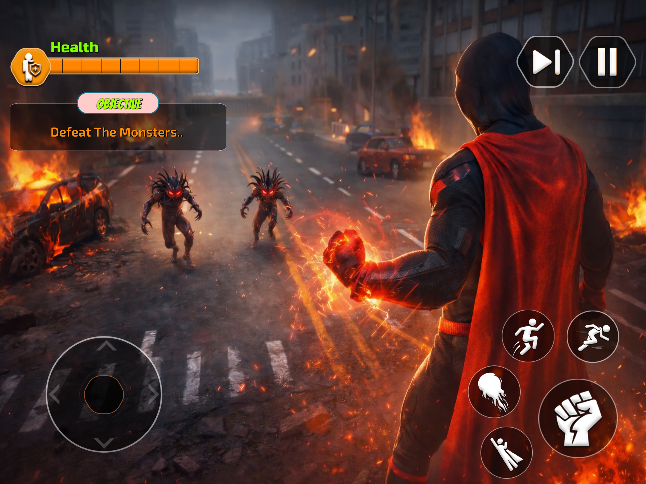 Awesome Flying Swing Hero Sim screenshot 8