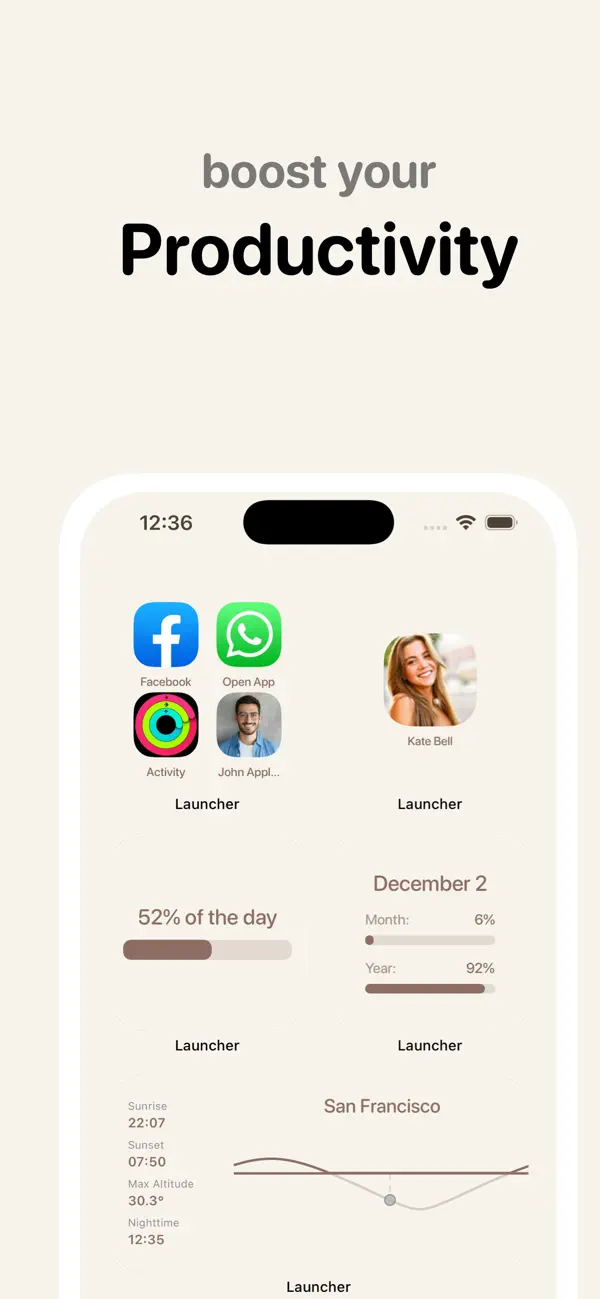 Screenshot #3 pour Magic Launcher Widgets