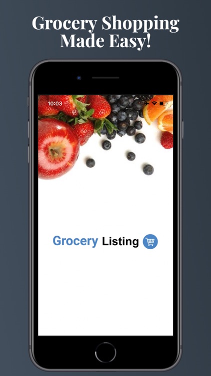 Grocery Listing App