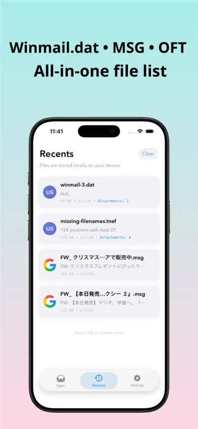 Winmail.dat Opener Pro screenshot 2