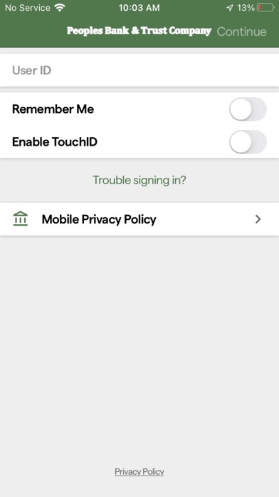 Peoples Bank of Hazard Mobile Screenshot