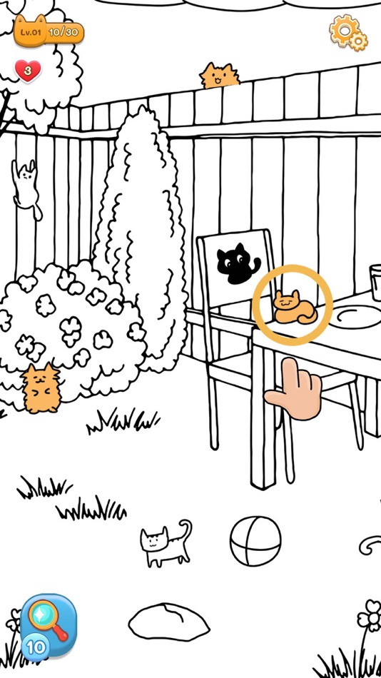#1. Find Cat: Find Hidden Cats (iOS) 由: SENSOR NOTES JOINT STOCK COMPANY