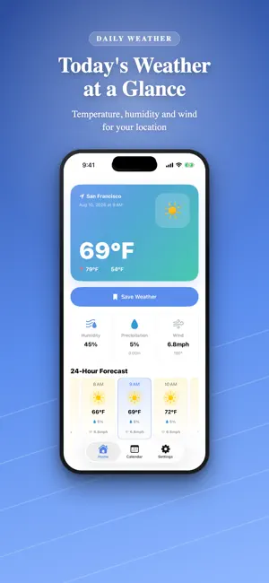 Past Weathers - Weather Log screenshot 1