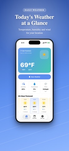 Past Weathers - Weather Log iPhone screenshot