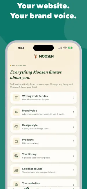 Moosen: Website to Social Post screenshot 2