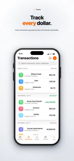 Feather: True-Privacy screenshot 2
