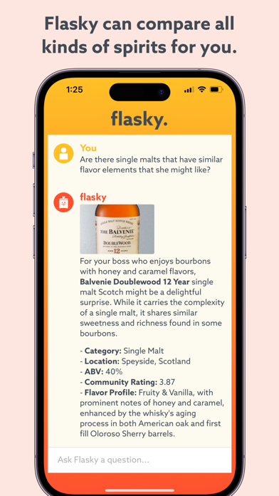 Flasky: Liquor Recommendations Screenshot