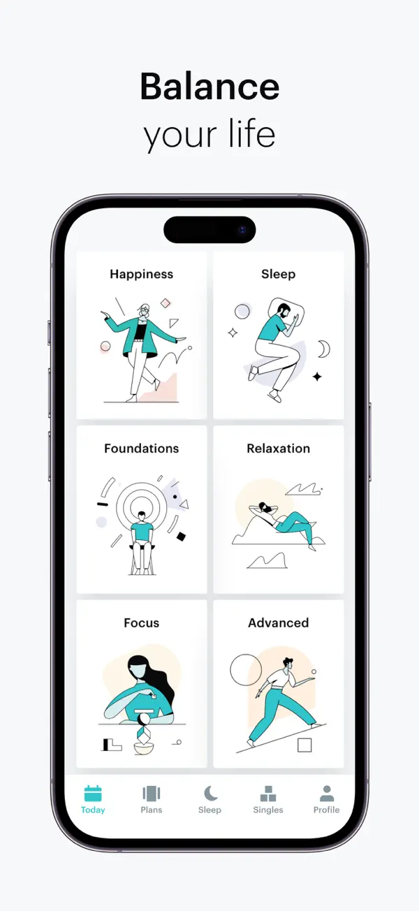 Balance: Meditation & Sleep iPhone App Screenshot 4 – Gesundheit & Fitness