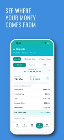Shift Tracker - Quick Entry Screenshot 4 of 5