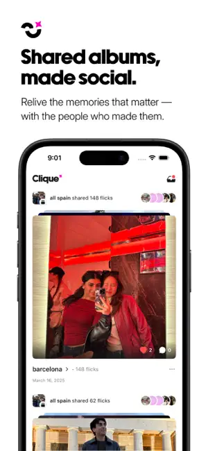 Clique - Group Social screenshot 1