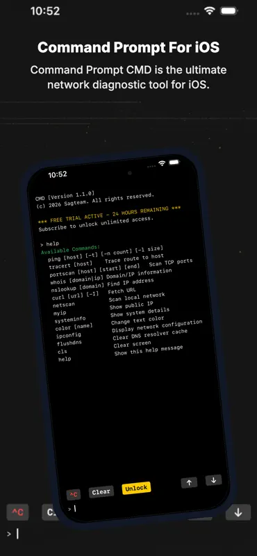 CMD: SSH, Terminal, DOS, Ping screenshot 1 of 3