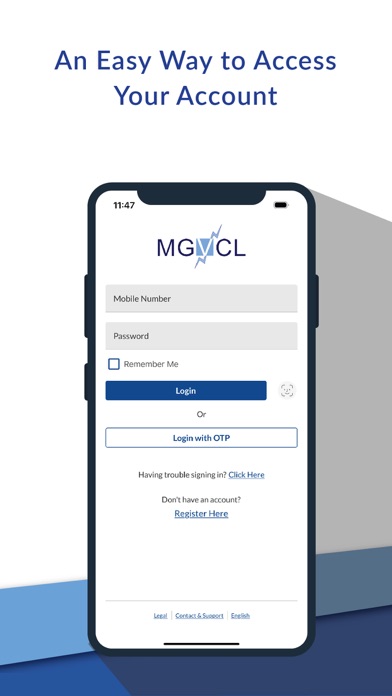 MGVCL Smart Meter Screenshot