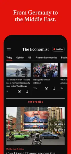 Screenshot von The Economist: News & Analysis auf dem iPhone 2