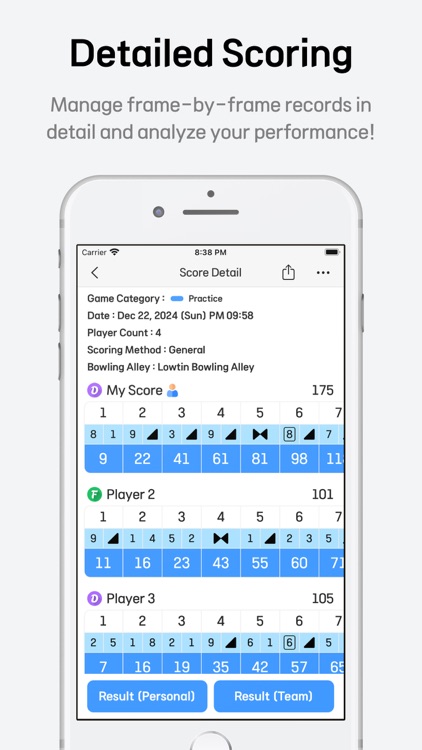 BowlingScore - Easy Record screenshot-3