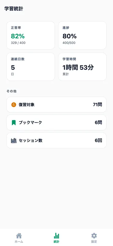 甲種火薬類取扱保安責任者 500問 screenshot 5 of 6