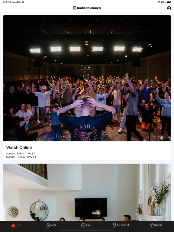 BeRadiant iPad screenshot 1 - Lifestyle app