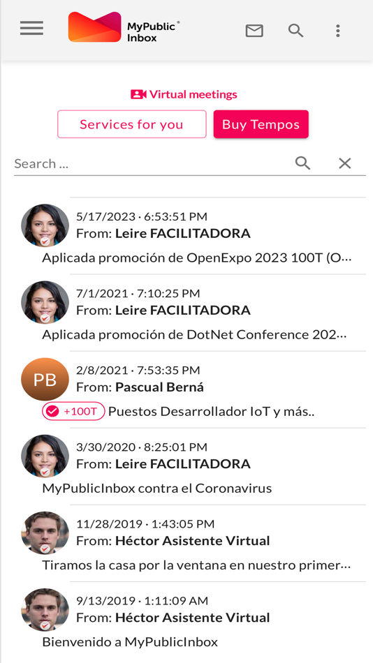 #1. MyPublicInbox (iOS) 由: My Public Inbox