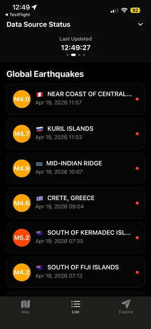 Phoenix-Earthquake Info screenshot 4
