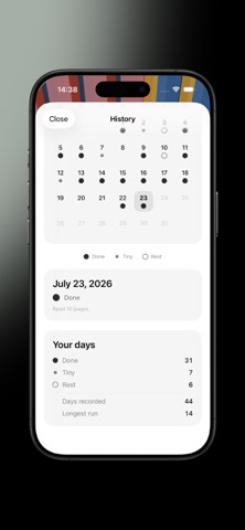 QuietOne: Gentle Habit Tracker Screenshot 7 of 10
