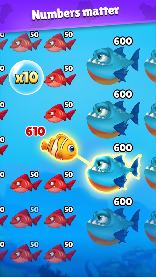 #3. Fish Go.io 2 (iOS) By: Mars Game (HongKong) Network Technology Co., Limited