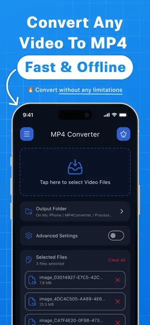 MP4 Video Converter: MOV & MKV screenshot 1