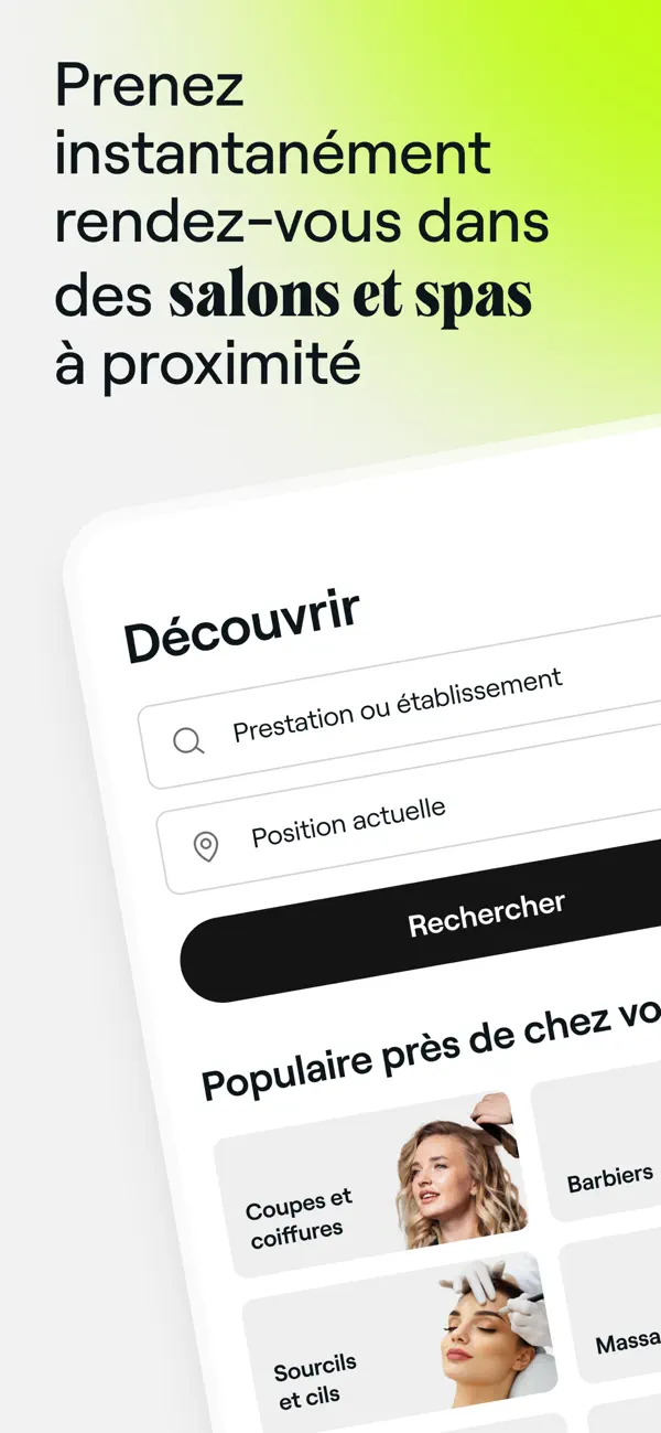 Screenshot #1 pour Fresha pour les clients