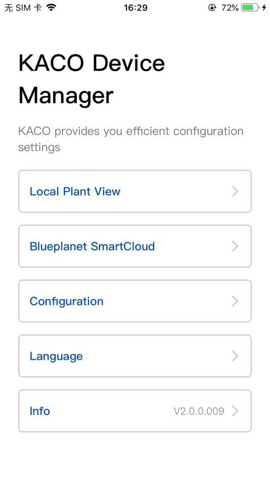 #1. KACO Device Manager (iOS) By: KACO new energy GmbH