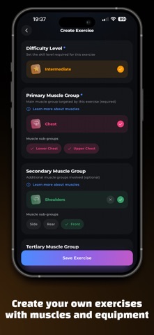 Gym Strength Log - GymDroid Screenshot 9 of 10