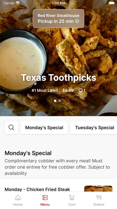 Red River Steakhouse Screenshot