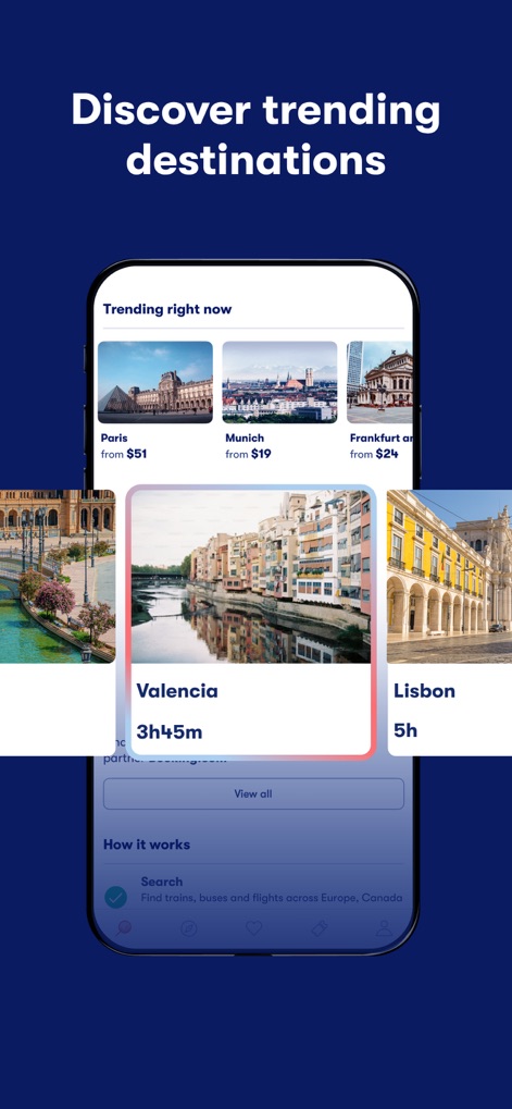 Omio: Book Train, Bus & Flight - Explore Trending Journeys