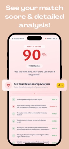 KnowUsBetter: Couple Quiz Game iPhone screenshot