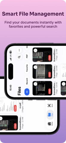 PDF扫描仪 OCR 签名 文档 转换 管理 应用 screenshot