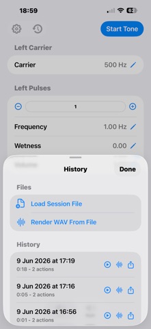 Wave Generator iPhone screenshot