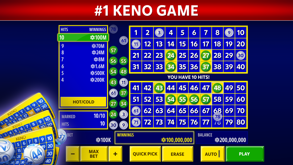 Vegas Keno by Pokerist - 61.5.0 - (iOS)