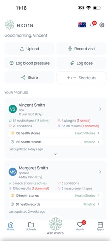exora health Screenshot 2 of 10