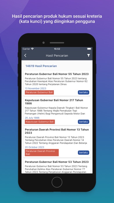 JDIH Provinsi Bali Screenshot