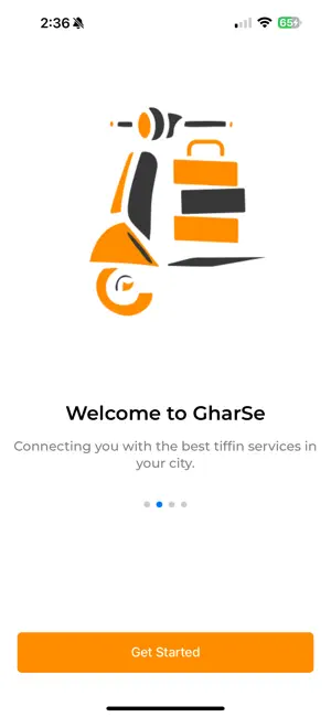 GharSe - Local Tiffin Services screenshot 2