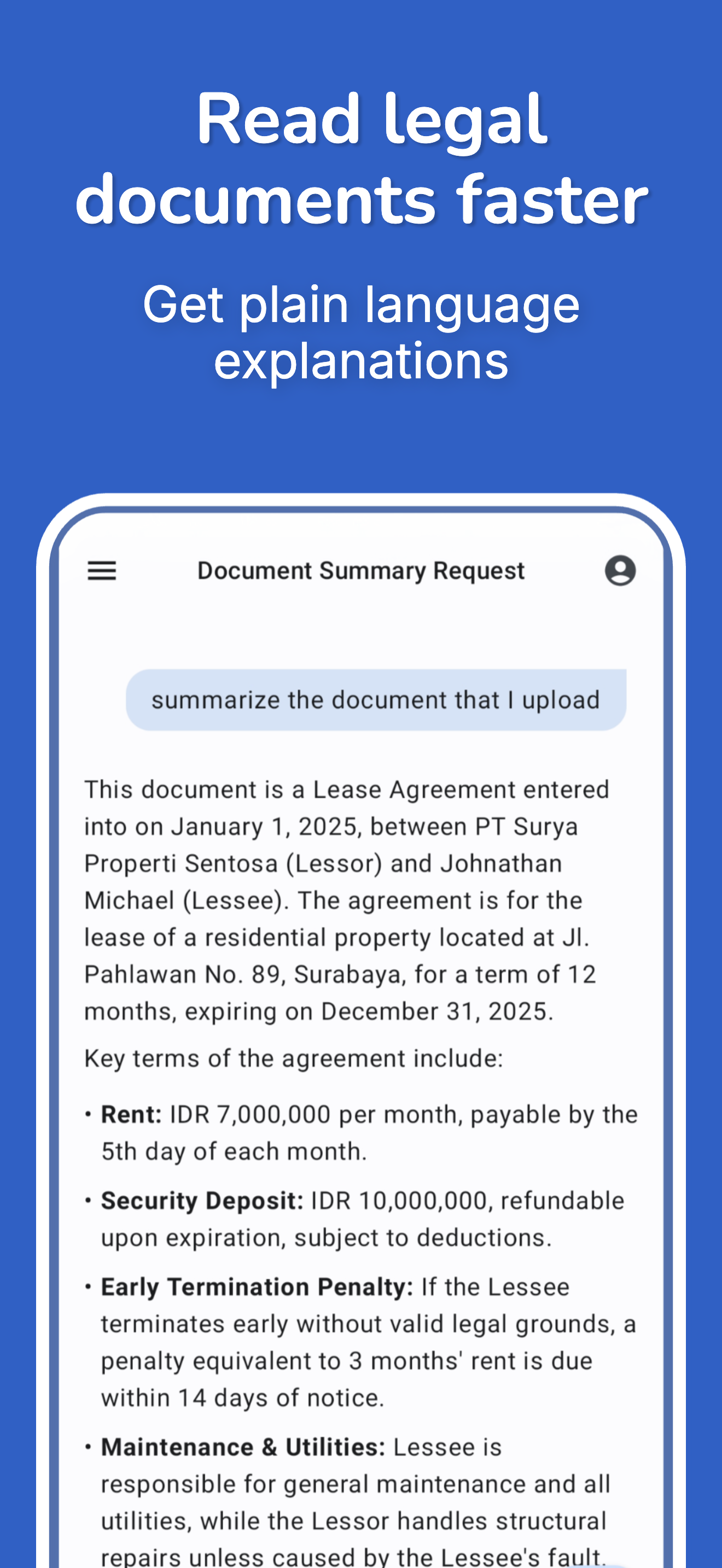 AI Reads Law: Legal Assistant screenshot 4