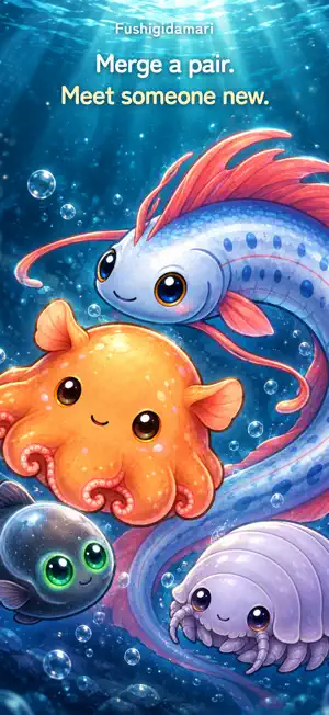 Fushigidamari: Deep Sea Merge screenshot 1