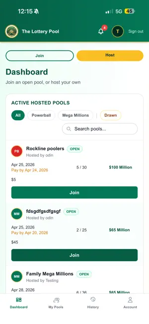 The Lottery Pool screenshot 1