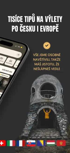Úžasná místa - tipy na výlety screenshot 2